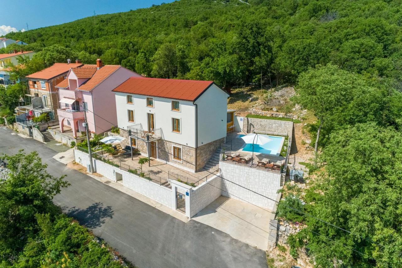 Villa Antani With Heated Pool, Sauna & Jacuzzi Crikvenica Kültér fotó